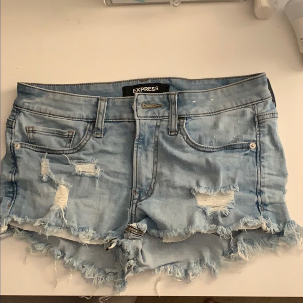 express jean shorts